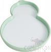 13" Gourd Plate, Light Blue, Mf, 321*217*23mm