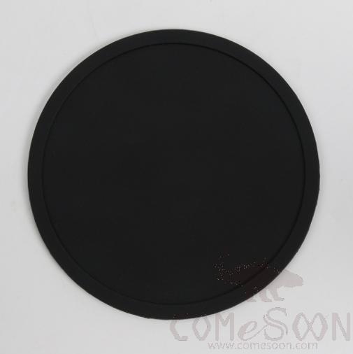 Silicon Coasters-Black, Table Mat
