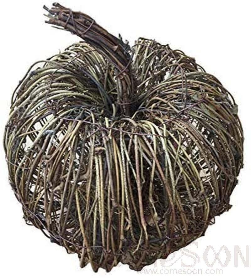 Pumpkin Woven By Rattan, Φ25 cm