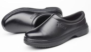 Safety Shoes-Microfiber Leather+ Rubber Sole, 35--45cm, Chef Shoes