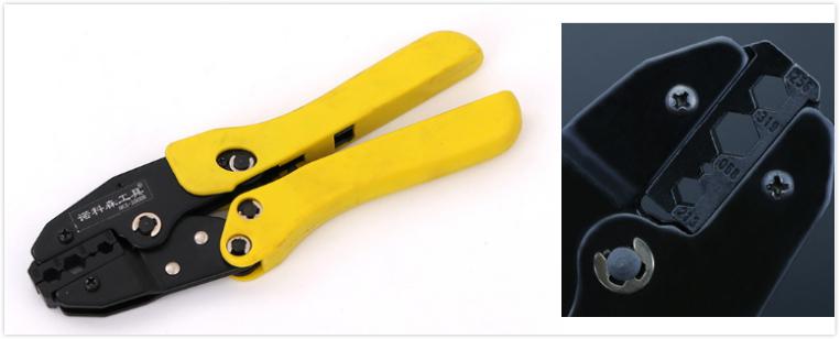 Ratchet Terminal Crimping Pliers 9", Alloy Steel+ Ppr