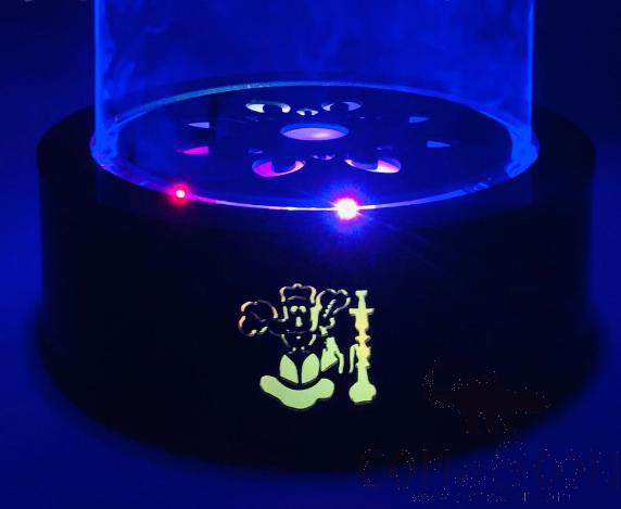 Arabian Hookah Lamp Base-Acrylic, D30*H12cm