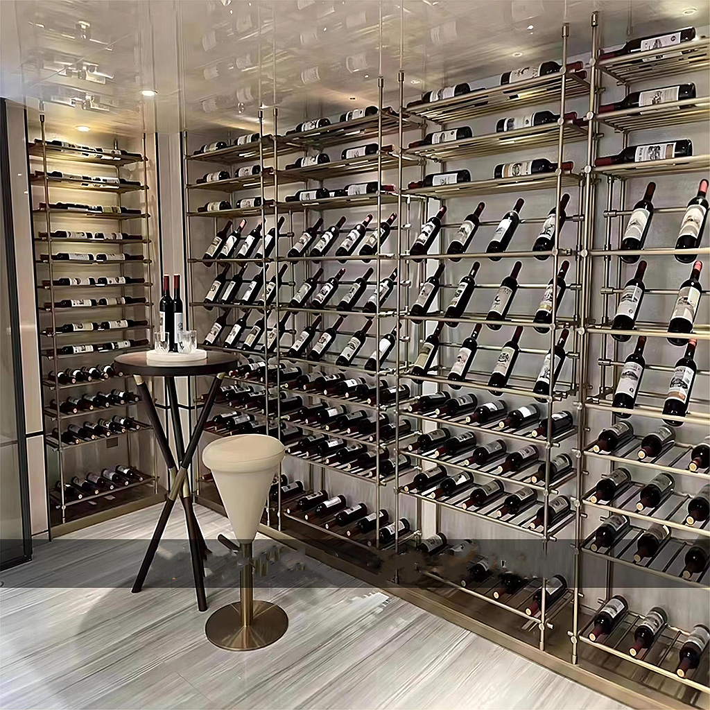 Custom Room Temperature Wine Cabinet, SUS 304
