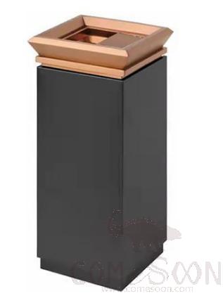 Square Trash Can, Stainless Steel, 335*335*750mm, Dustbins