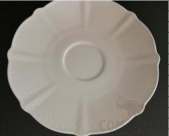 Bonechina Poya Series Two Ear Soup Bowl Saucer