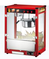 Red Top Popcorn Machine 500*360*690mm