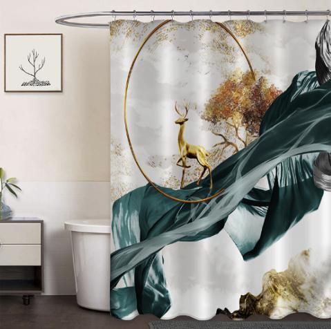 Printed Shower Curtain L180* W180cm