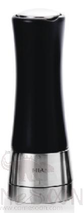 08 Series 7"pepper and Salt Mill Bright Black