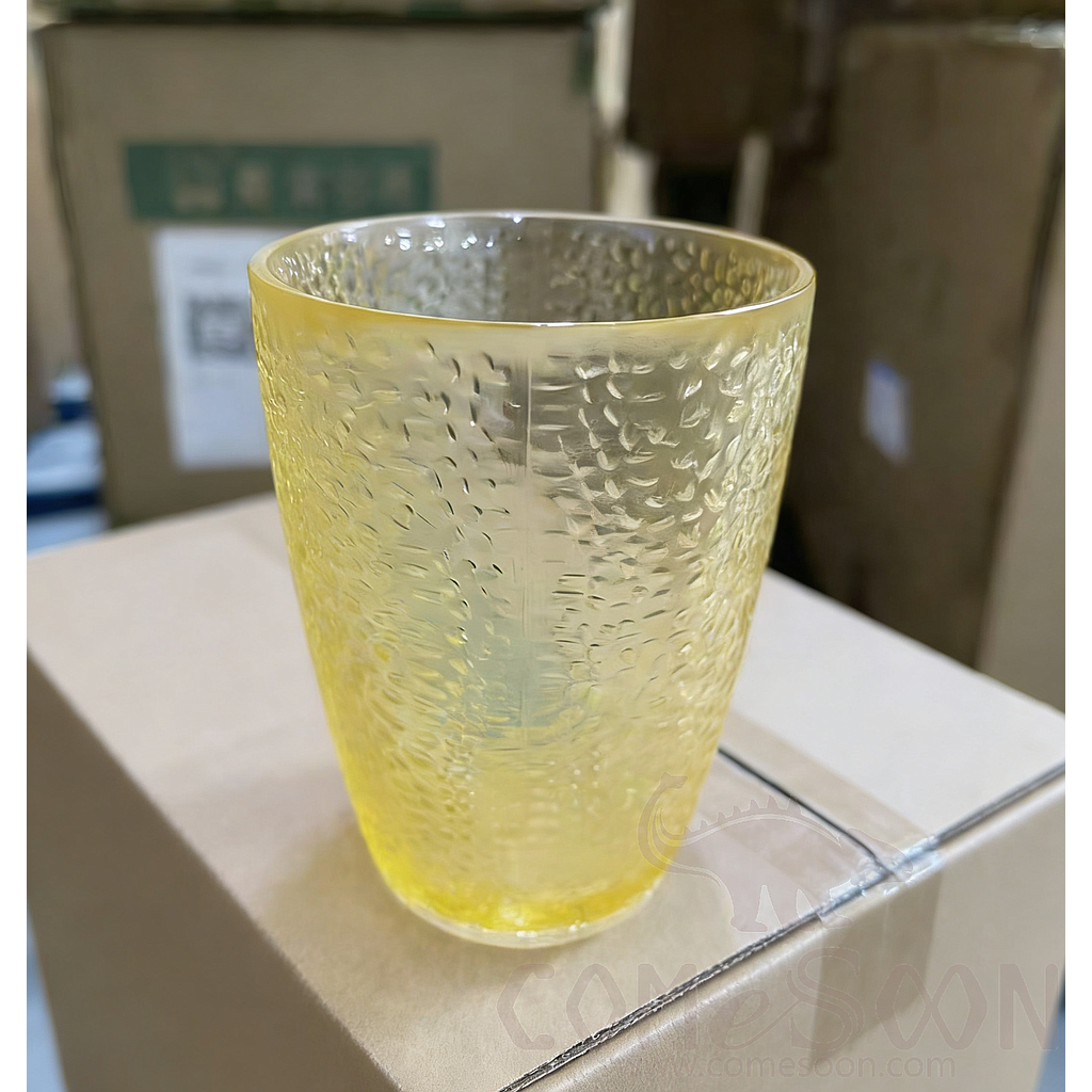 PC Wave Point Cup 270ML Transparent Yellow