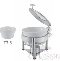 Ceramic Sauce Chafing Pot 3.5L, L305*W260*H310mm