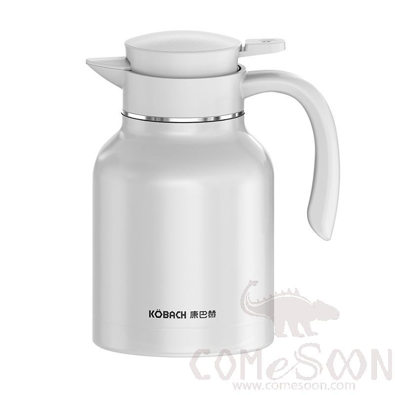 Kobach 1.6L Enjoy Series Thermos, Pearl White product image