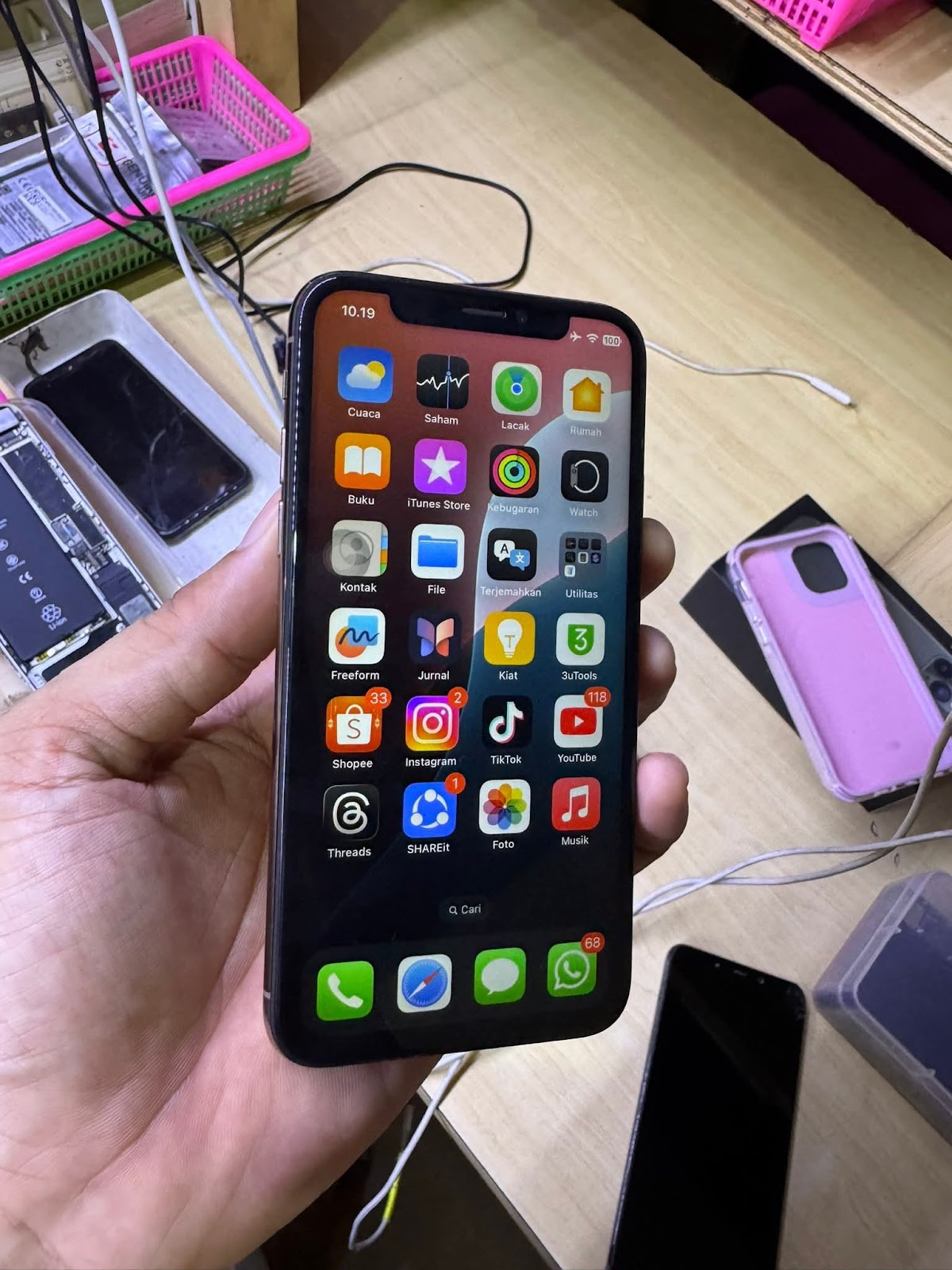 Smartphone Selesai Servis