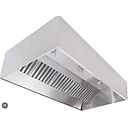 Ss Wall Mounted Exhaust Hood with Buffer Air Filters(Without Filtration System), 3500*1200*600mm