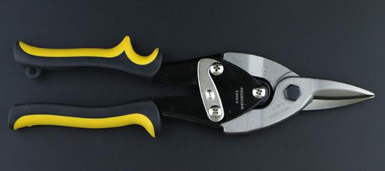 Aviation Shear 10" (Left Curved Cutting Head), Chrome Vanadium Alloy