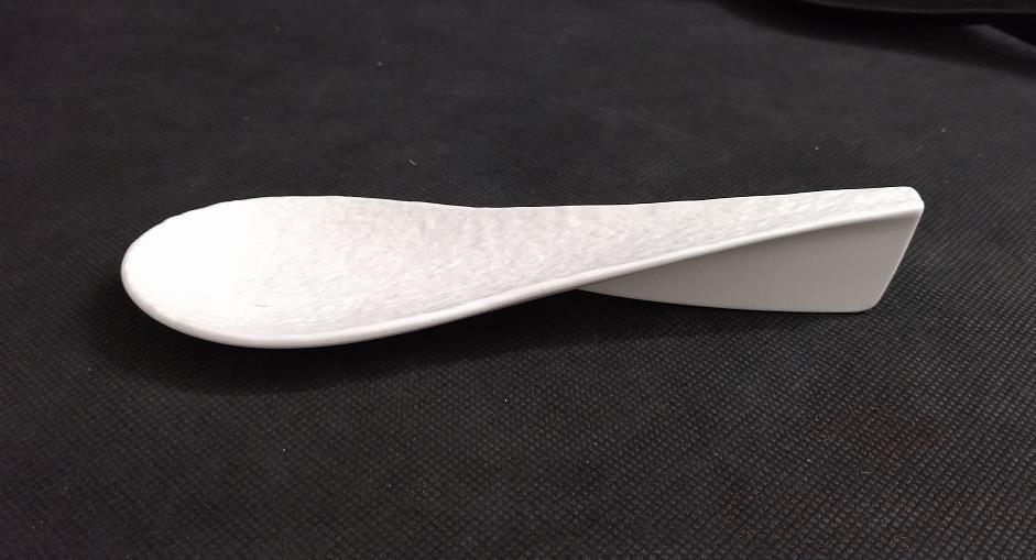 20118 Series 7.25" Flat Spoon-Matt White