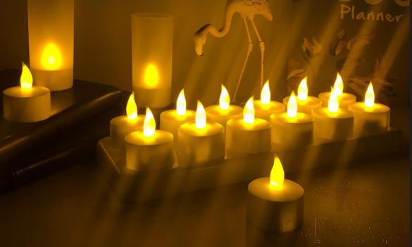 Led Charge Candle Lighe Set 12 Pcs