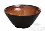 7.5" Round Bowl, Yellow Coffee, Mf, 190*190*84mm