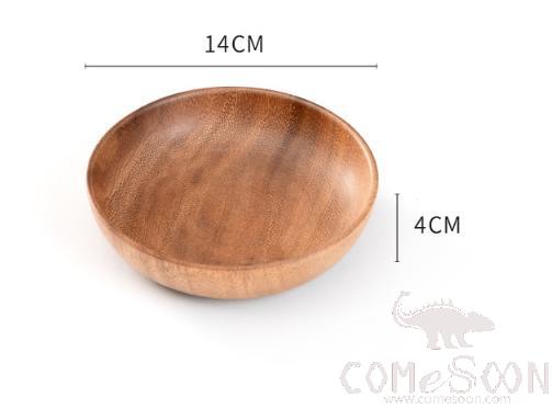 Wooden Plate Φ14*H4cm