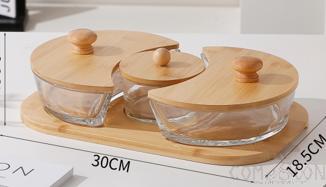 Glass Snack Plate