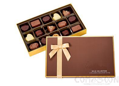 Brown 8pcs Box with Sky/earth Lid, 221*133*26mm