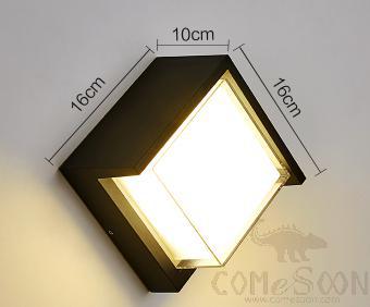 Waterproof Wall Light-12w, 3000/4000/6000k, 160*160*105mm product image