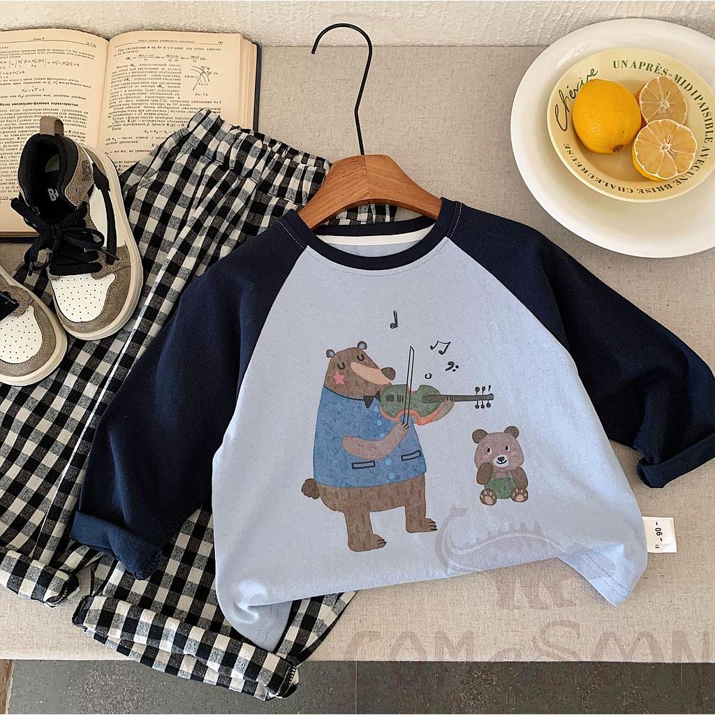 T-Shirt, Navy Blue, L51*W42cm