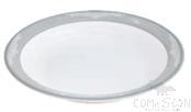 9.8" Internally Grained Plate, White, Mf, Φ249*249*42mm
