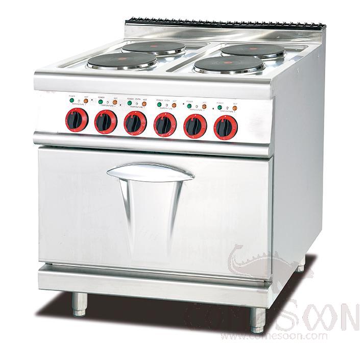 Ae700-Series Hot Sales Electric 4-Burner Hot Plate/ Rangewith Oven