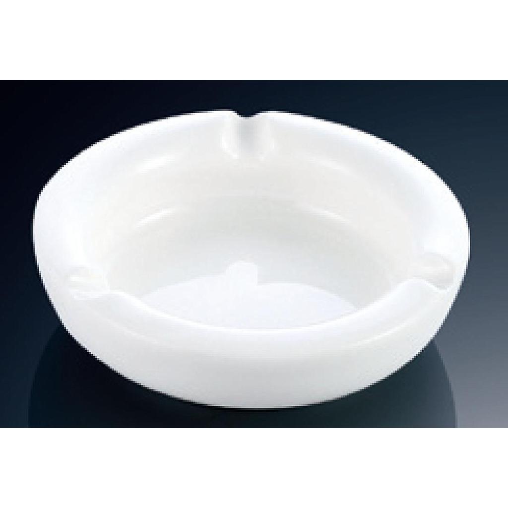 Yy Series- Ashtray 4" White Ceramics Ashtray Round