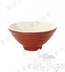 8.8" Two-Color Threaded Round Bowl (Moq 50 Pieces), White Yellow, Mf, 223*96mm product image