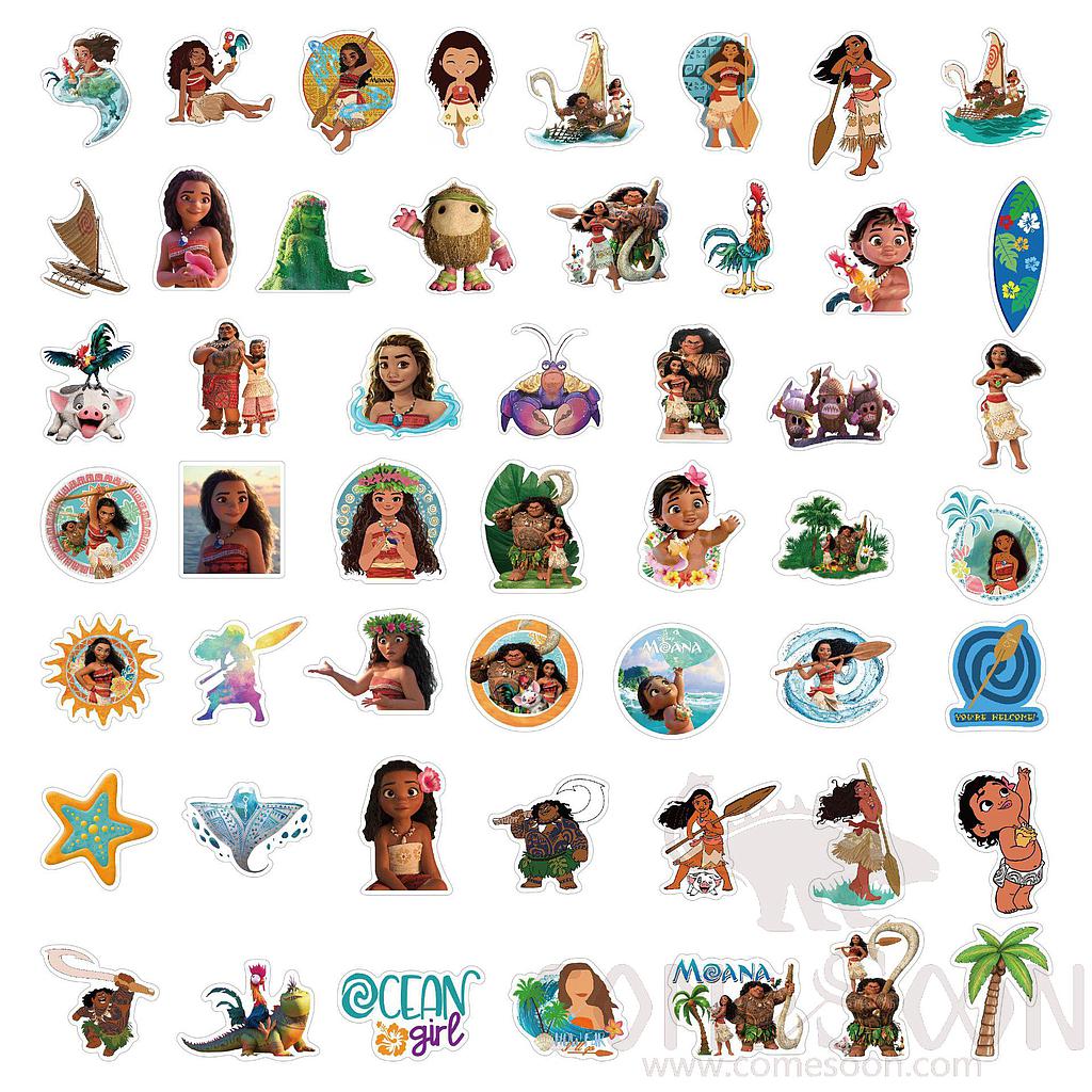 Cartoon Sticker Set, H5-6 cm