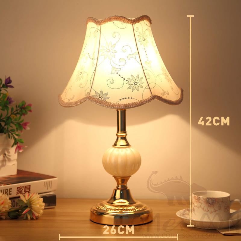 台灯-D26*H42cm-按钮开关