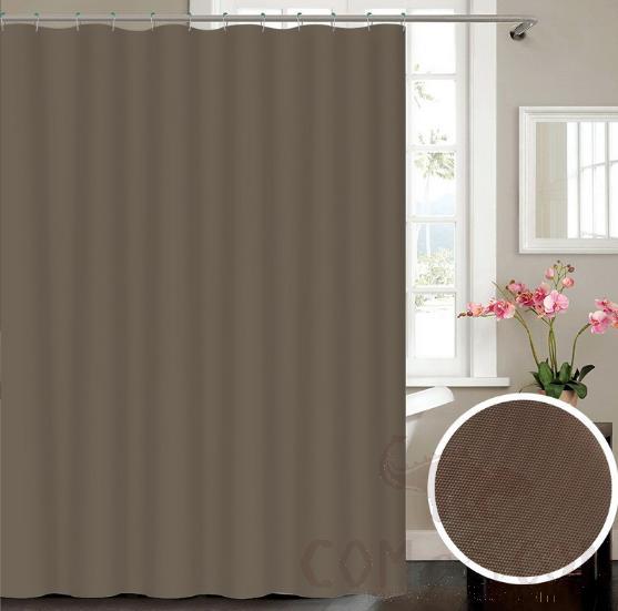 Coffee
Brown  90G Polyester Pure Pigment Shower Curtain-120* 180cm