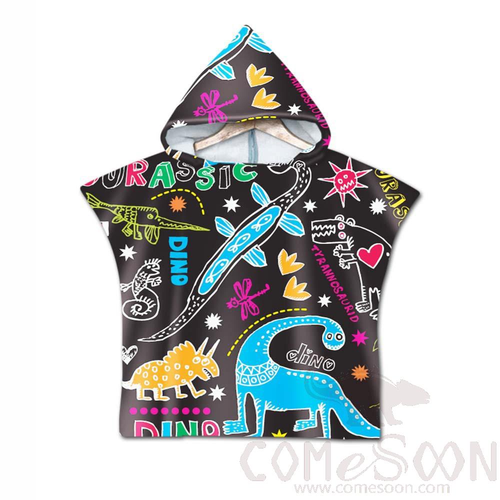 Kid's Cape Beach Towel, Microfiber, 60*80cm