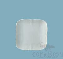 Bonechina Poya Series Square Plate 6"