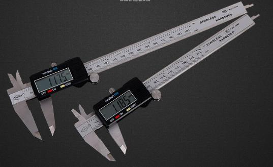 Digital Caliper 0-200mm, Stainless Steel
Resolution