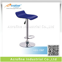 Acrofine Cheap and Adjustable Bar Stool with Leather Seat