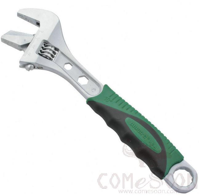 Multi-Function Adjustable Wrench 10, Alloy Steel+ Plastic Handle