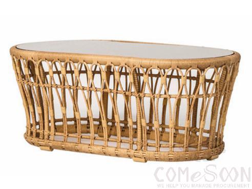 Rattan Coffee Table-100*60cm, 100*60*40cm