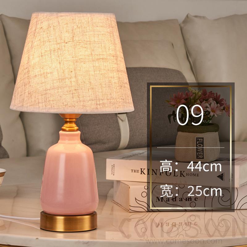 Table Lamp-D25*H42cm-Button Switch