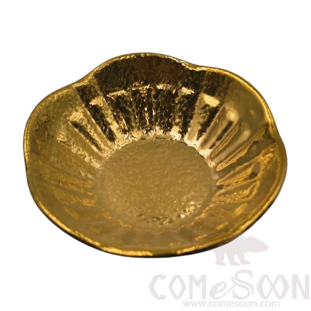 Gold-Plating 4" Lotus Bowl
