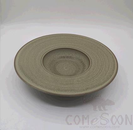 Tiger Skin Pattern 11" Straw Hat Plate (Flat), Ø27.5*H5.5 cm
