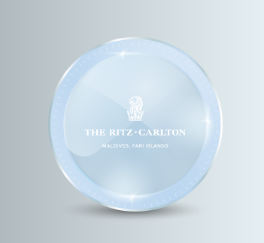 Customized Coin, Glass, Φ40*T4.85mm