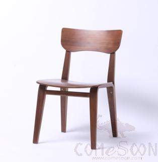 Chair, Birch Core, Walnut Veneer, 435*485*800mm