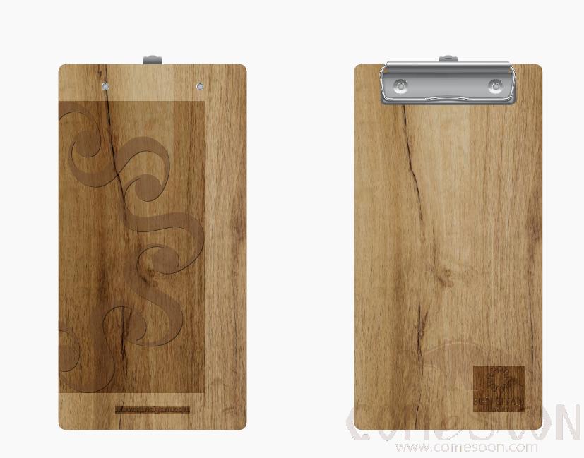 Bill Holder, Bamboo, W120*H210* D6 mm