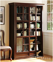 Louis Series Oak Wine Cabinet