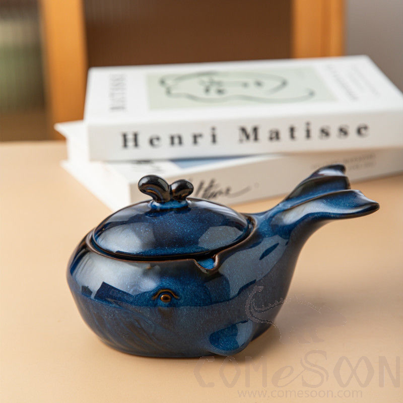 Whale Ashtray, L18*W11*H8.5cm