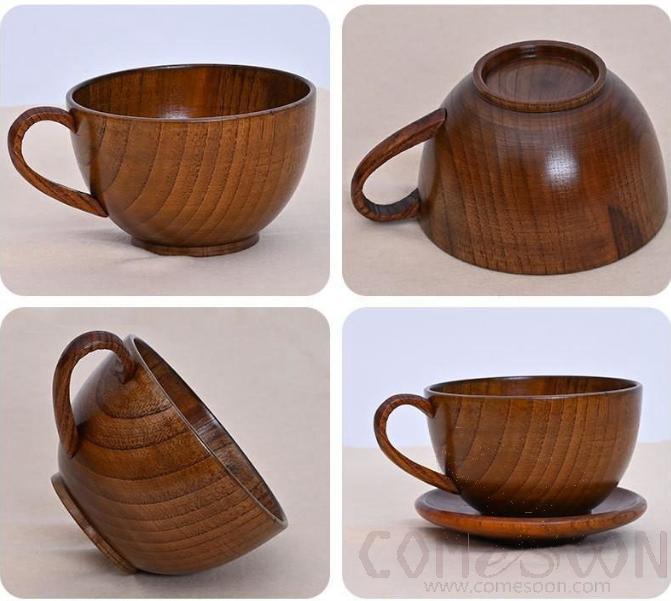 Wooden Tea Cup 350ML