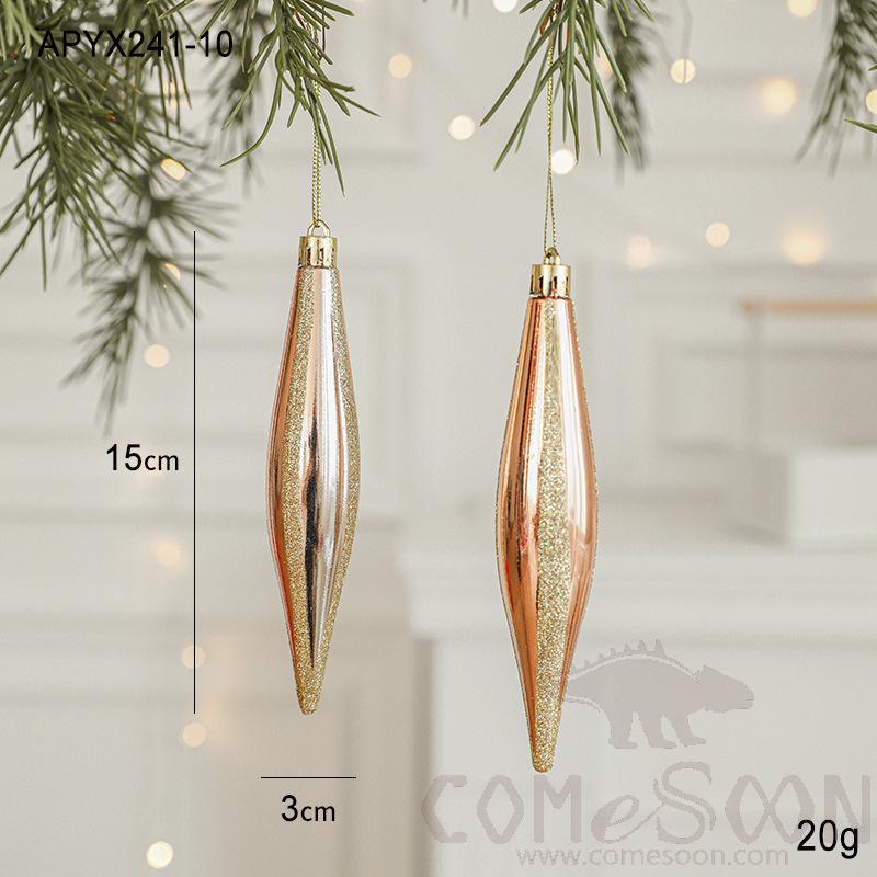 Christmas Ornaments, Plastic, H15*W3cm