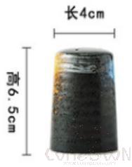 Cat's Eye  Dark Blue Salt Bottle, Φ4*H6cm